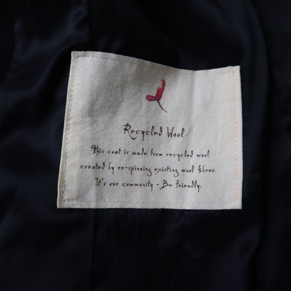 Community Military Style Black Jacket, Size 2 - Picture 14 of 17